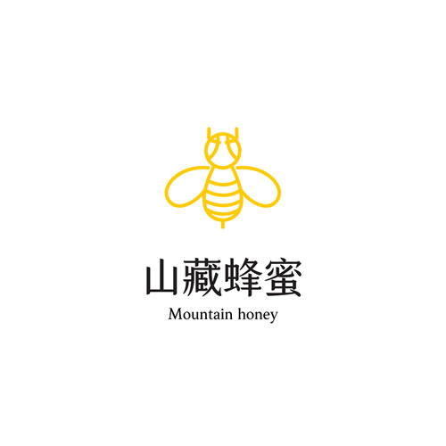 山藏蜂蜜LOGO設計